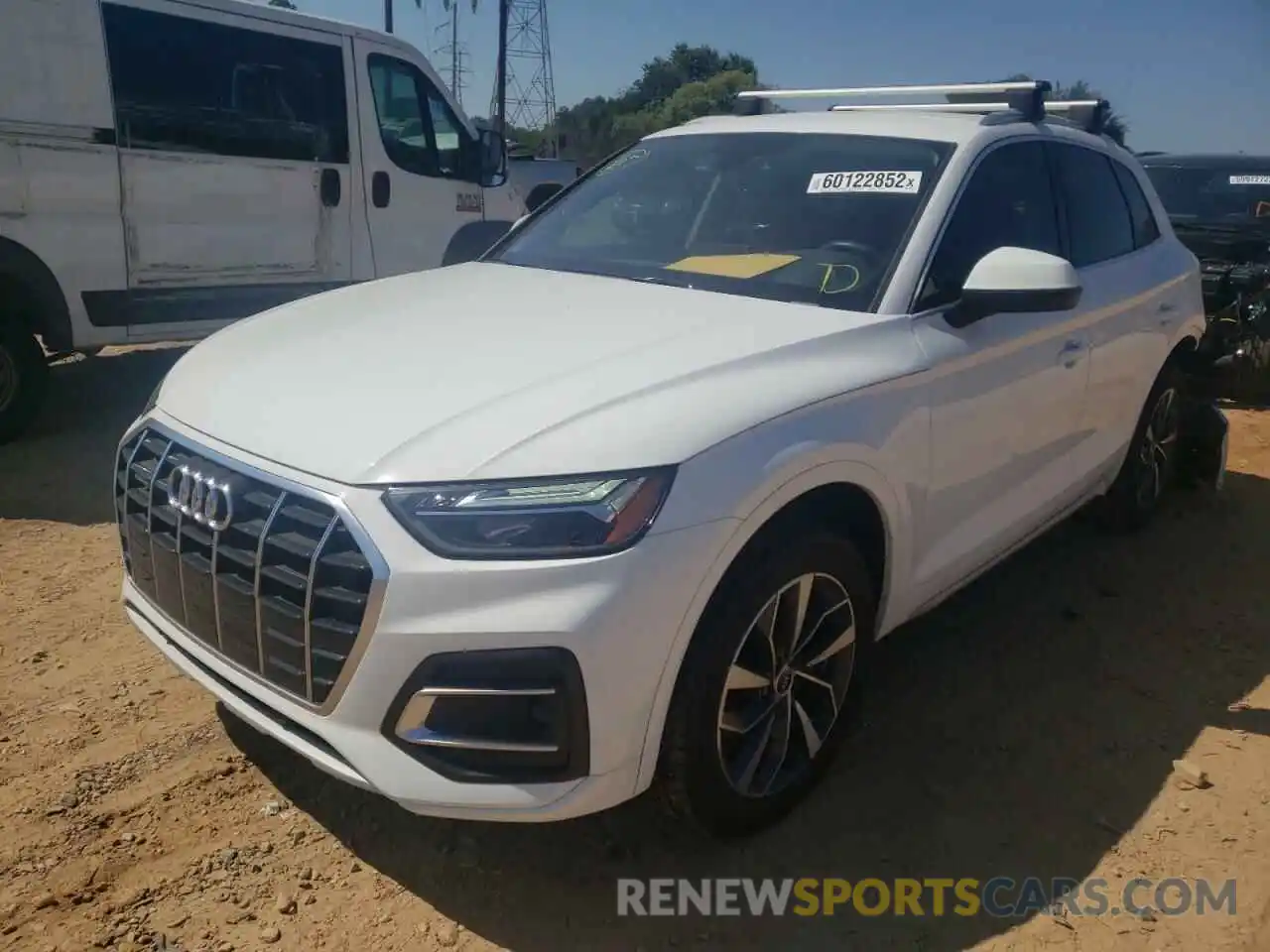 2 Photograph of a damaged car WA1AAAFYXM2129775 AUDI Q5 2021