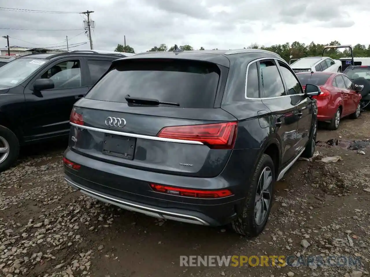 4 Фотография поврежденного автомобиля WA1AAAFYXM2140422 AUDI Q5 2021