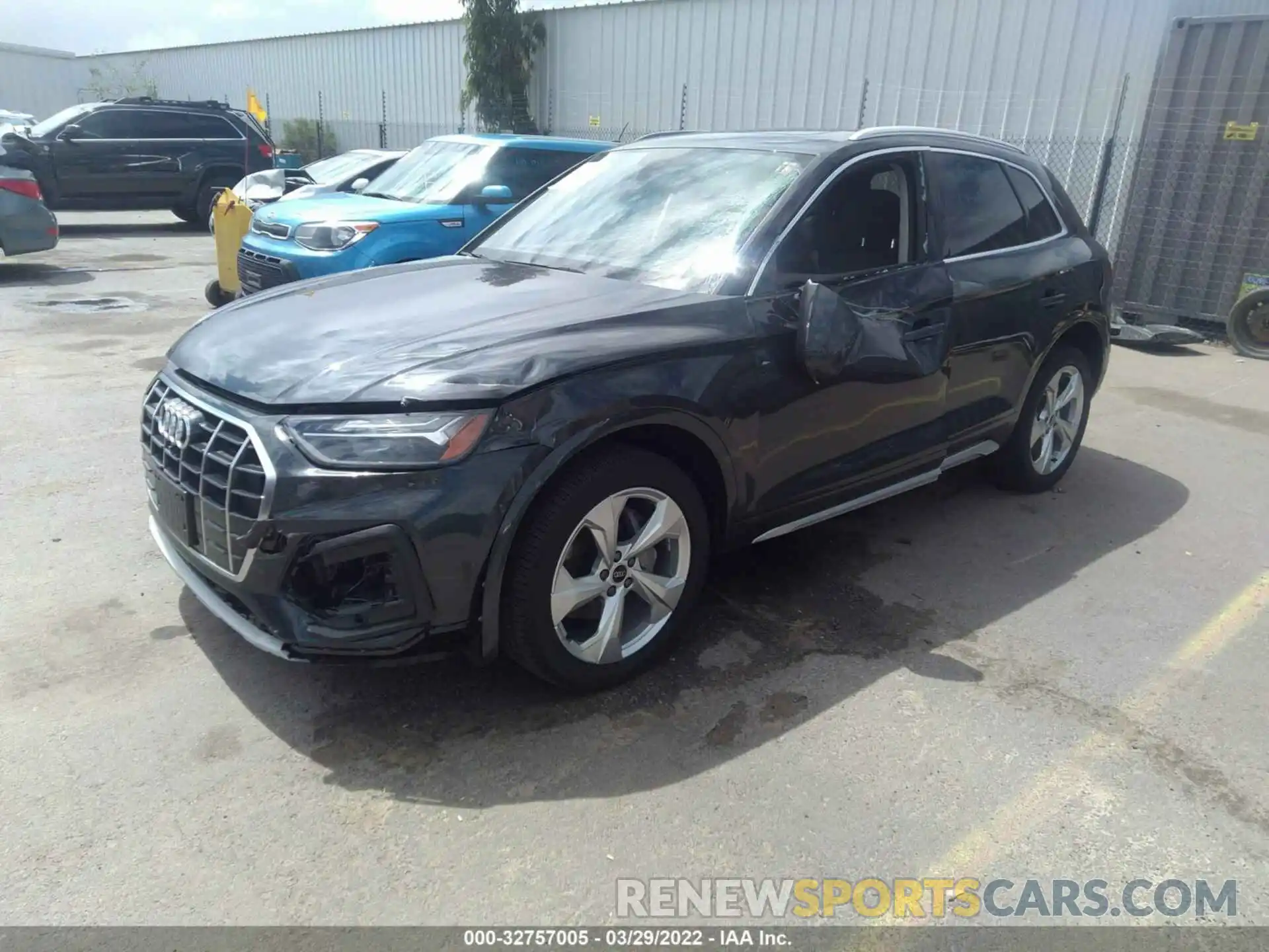 2 Фотография поврежденного автомобиля WA1BAAFY0M2025798 AUDI Q5 2021