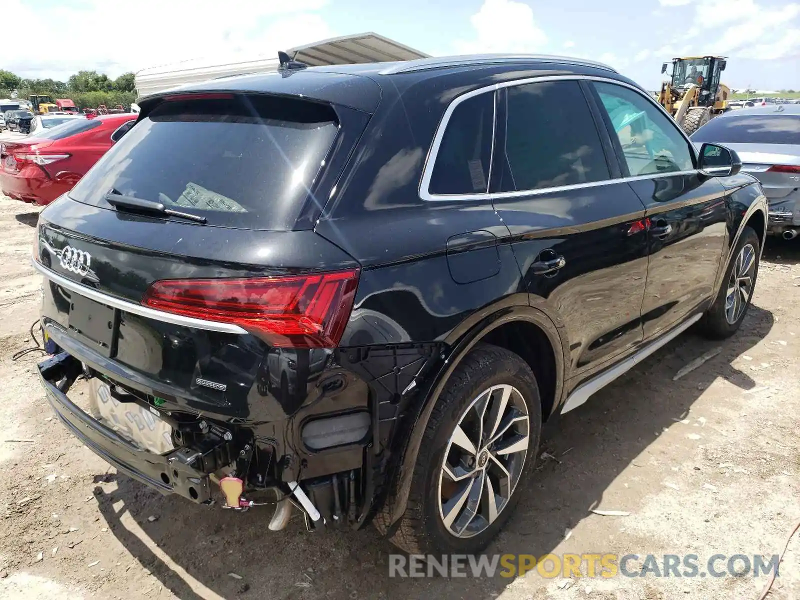 4 Фотография поврежденного автомобиля WA1BAAFY0M2048322 AUDI Q5 2021