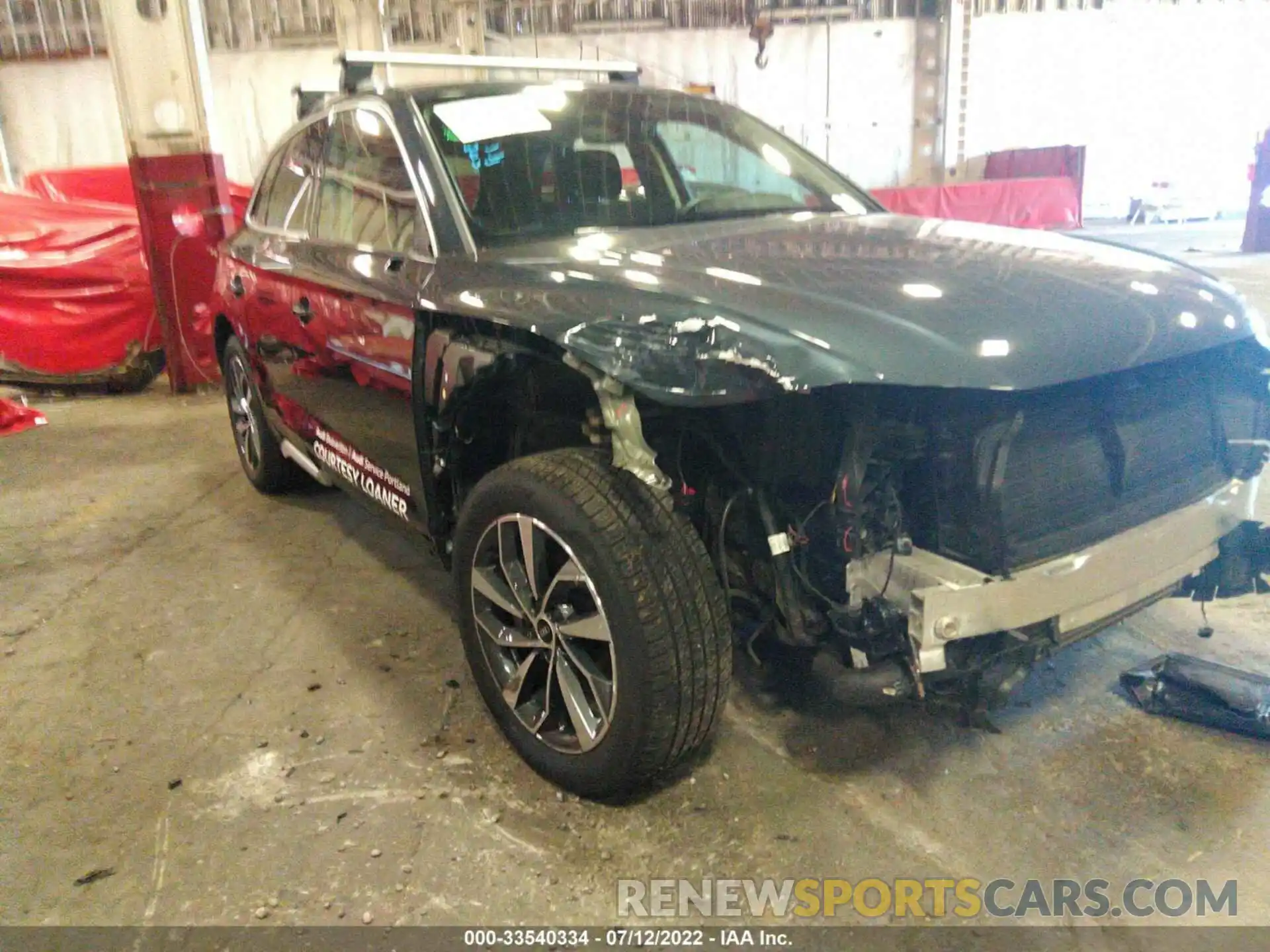 1 Фотография поврежденного автомобиля WA1BAAFY0M2078517 AUDI Q5 2021