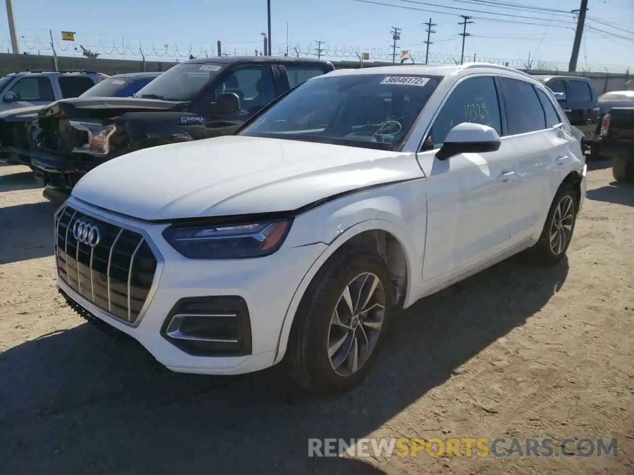 2 Фотография поврежденного автомобиля WA1BAAFY0M2116425 AUDI Q5 2021