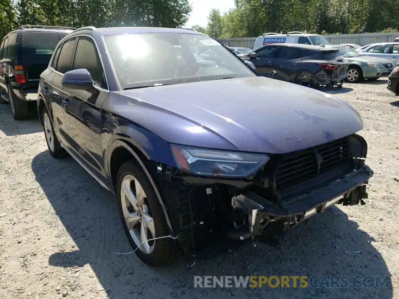 1 Photograph of a damaged car WA1BAAFY0M2124461 AUDI Q5 2021