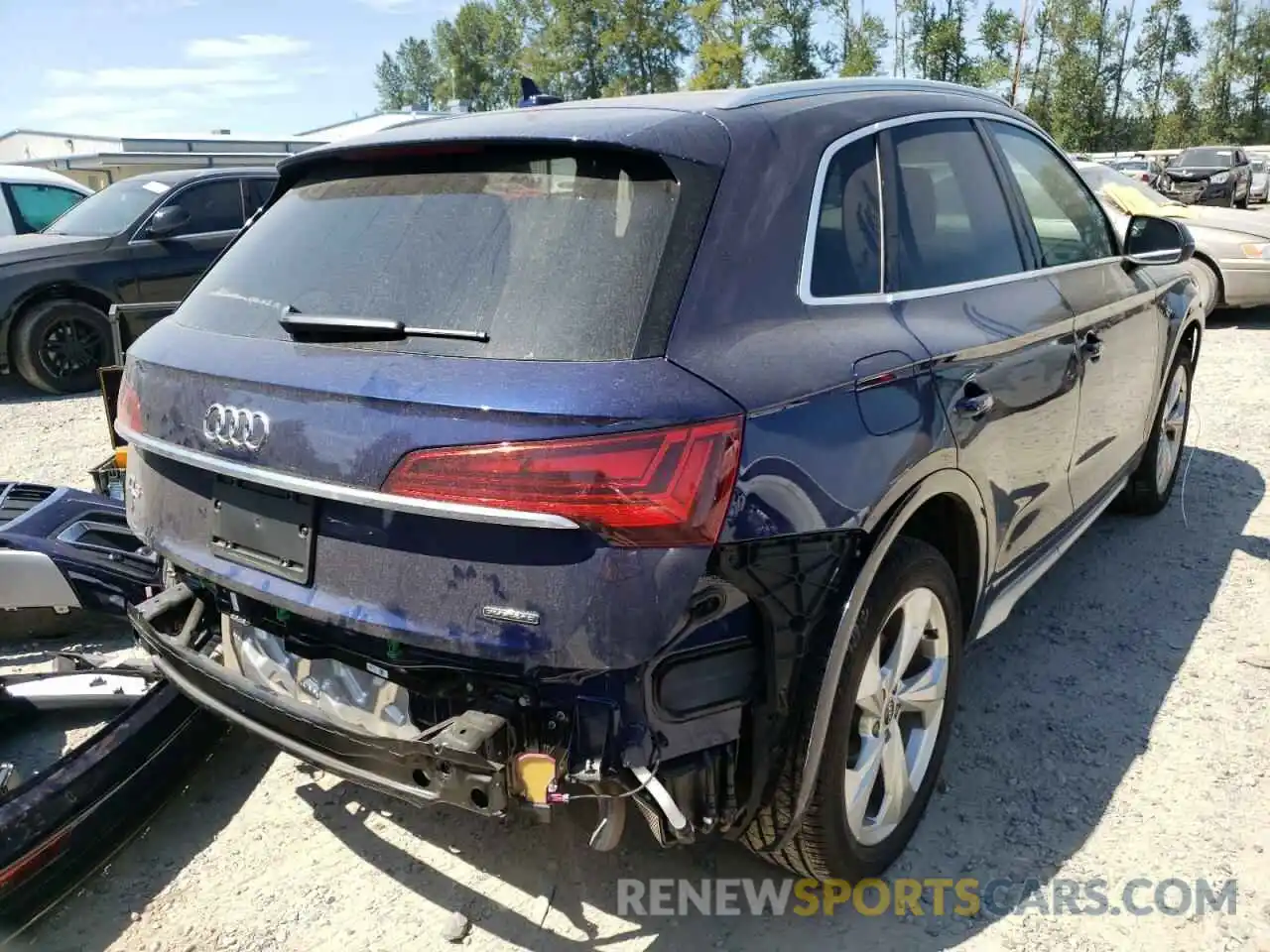 4 Фотография поврежденного автомобиля WA1BAAFY0M2124461 AUDI Q5 2021