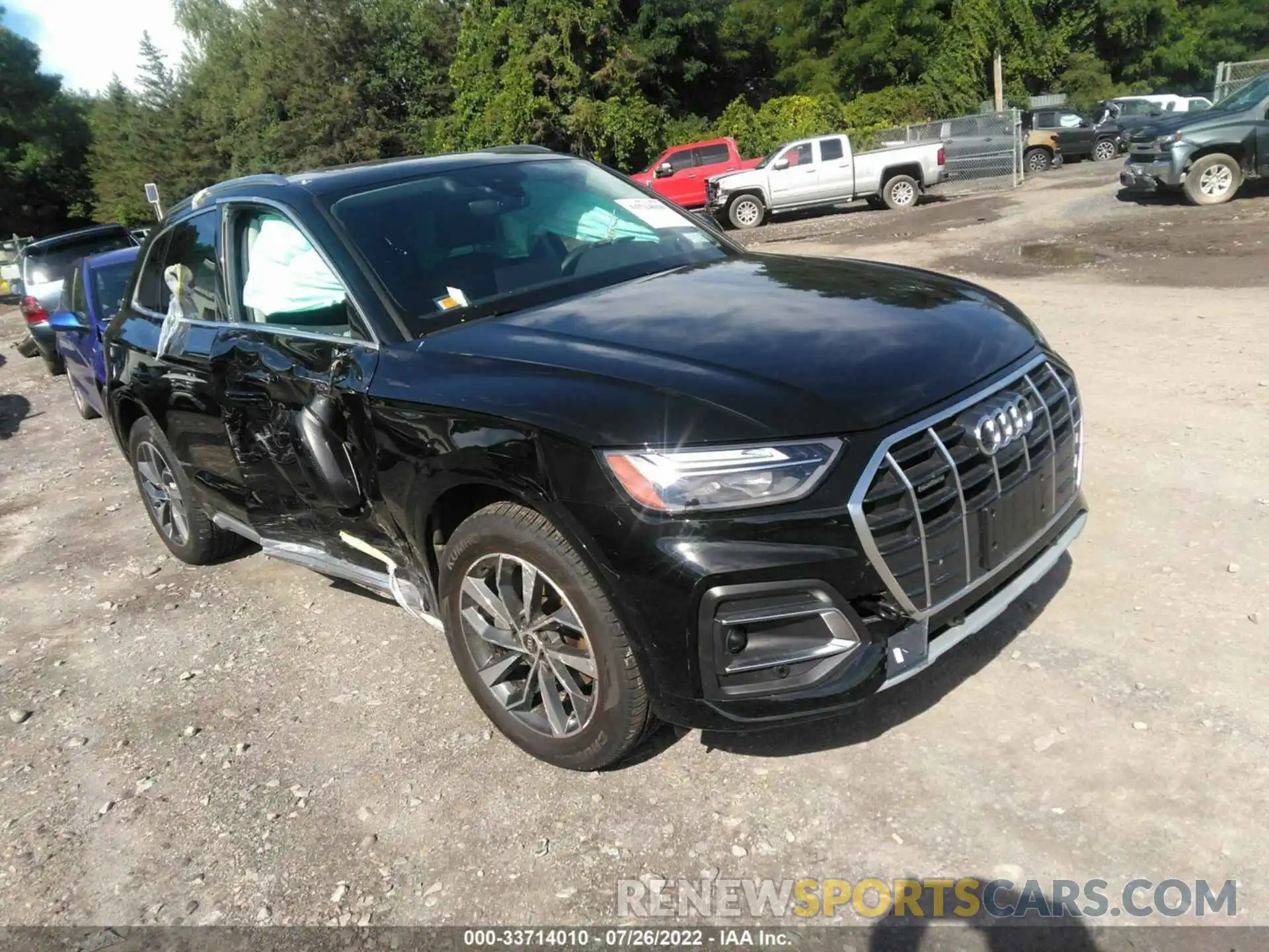 1 Photograph of a damaged car WA1BAAFY0M2137260 AUDI Q5 2021