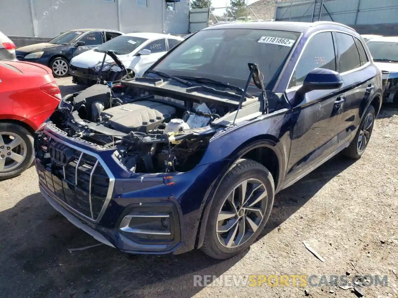 2 Фотография поврежденного автомобиля WA1BAAFY1M2002417 AUDI Q5 2021