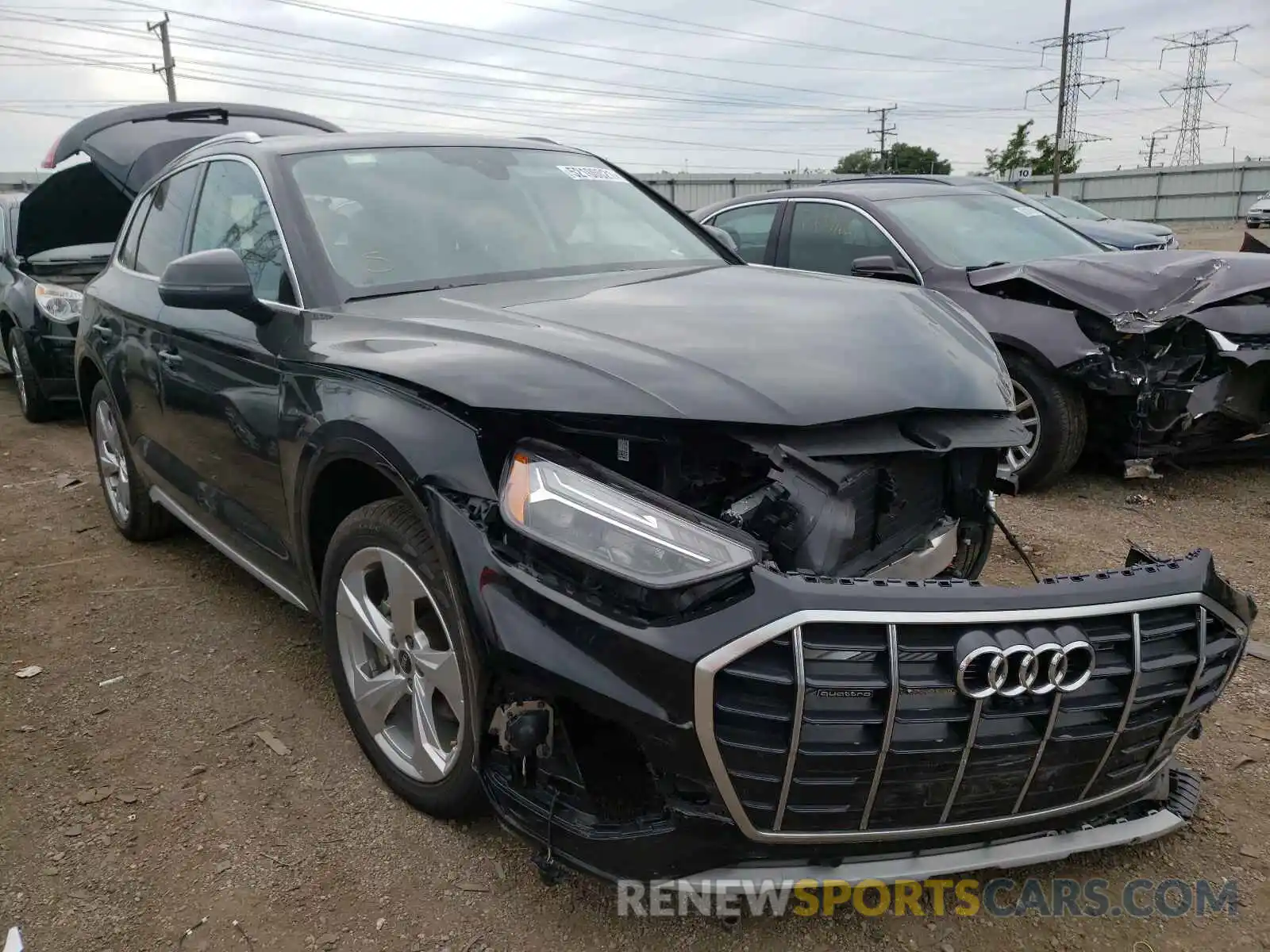 1 Photograph of a damaged car WA1BAAFY1M2004412 AUDI Q5 2021