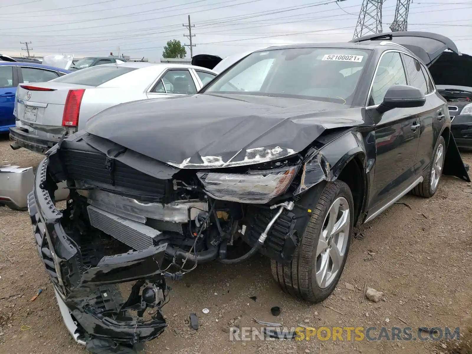 2 Photograph of a damaged car WA1BAAFY1M2004412 AUDI Q5 2021