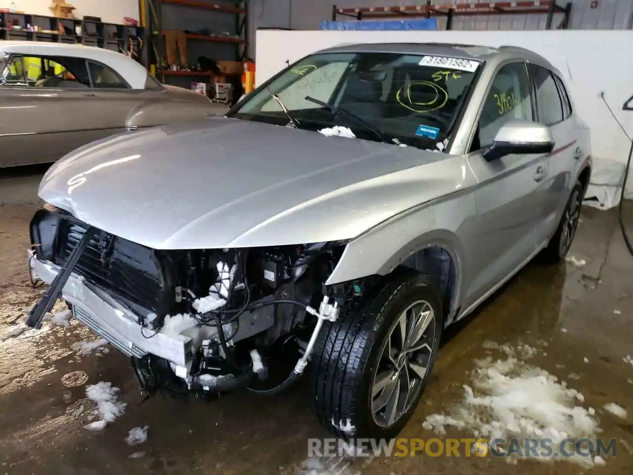 2 Фотография поврежденного автомобиля WA1BAAFY1M2007195 AUDI Q5 2021