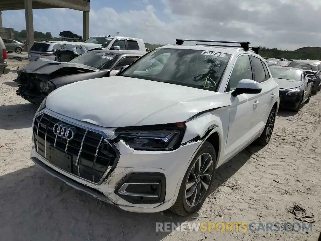 2 Photograph of a damaged car WA1BAAFY1M2019900 AUDI Q5 2021