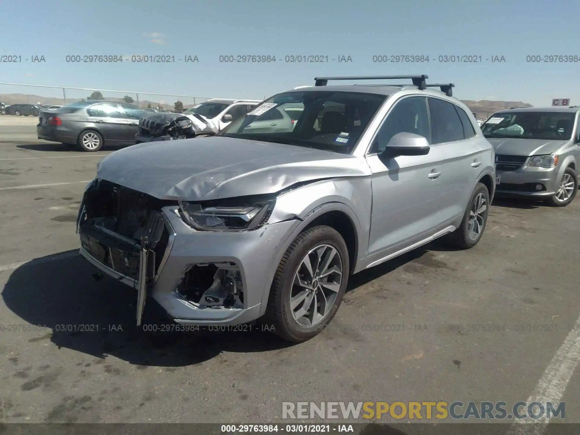 2 Фотография поврежденного автомобиля WA1BAAFY1M2020349 AUDI Q5 2021