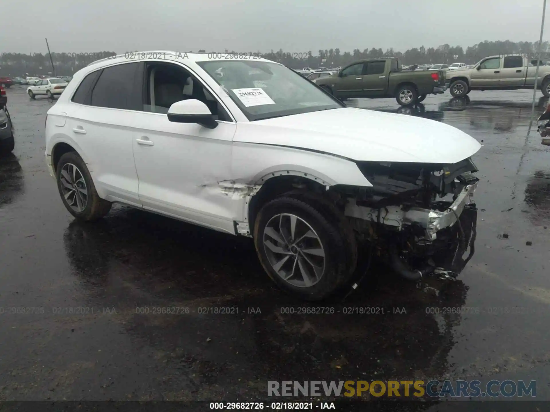 1 Photograph of a damaged car WA1BAAFY1M2022439 AUDI Q5 2021