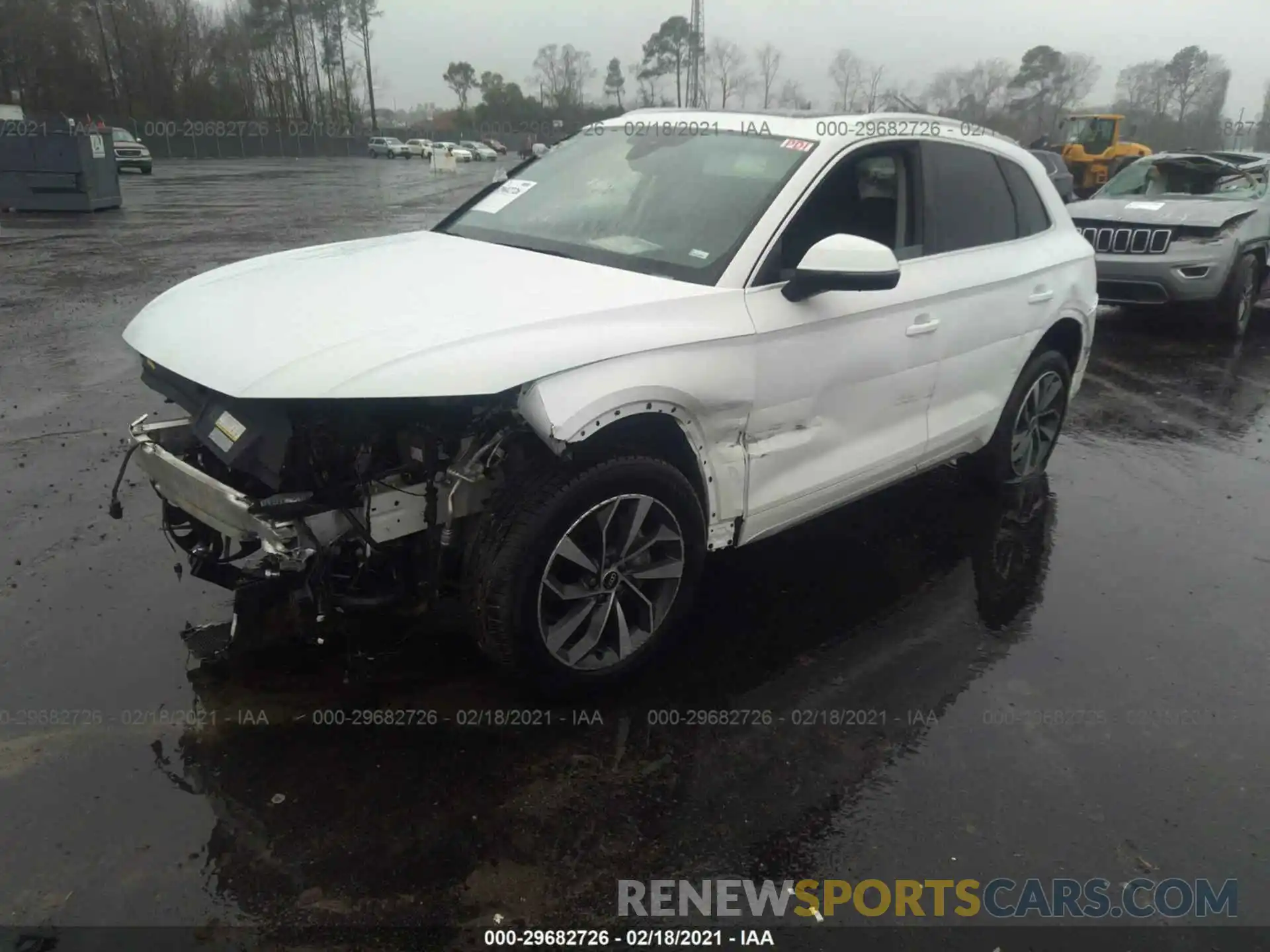 2 Photograph of a damaged car WA1BAAFY1M2022439 AUDI Q5 2021