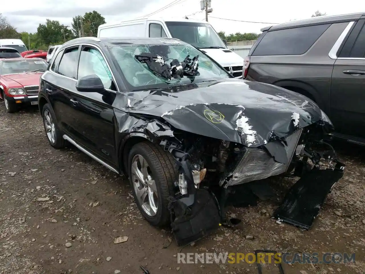 1 Photograph of a damaged car WA1BAAFY1M2088845 AUDI Q5 2021