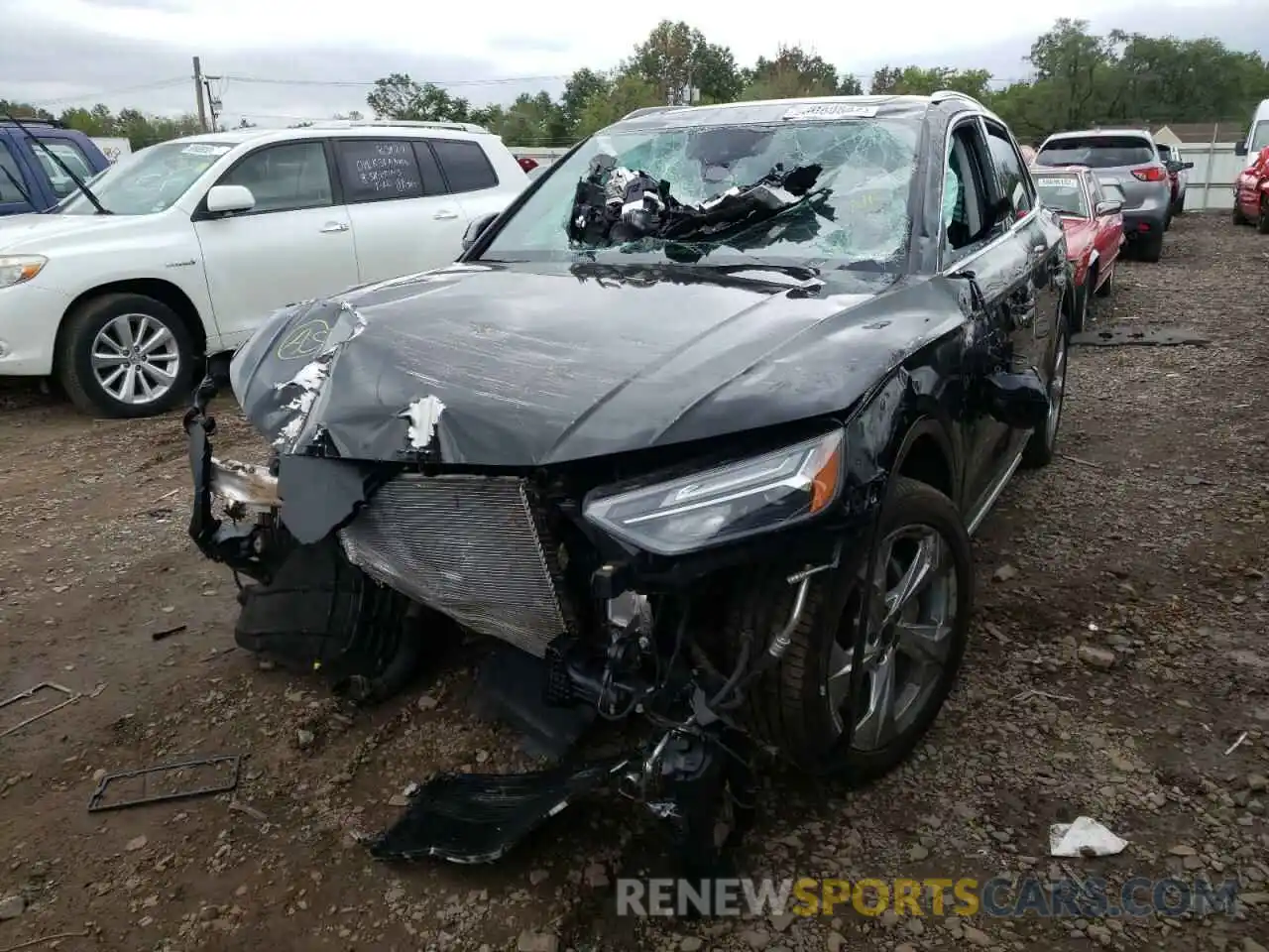 2 Photograph of a damaged car WA1BAAFY1M2088845 AUDI Q5 2021