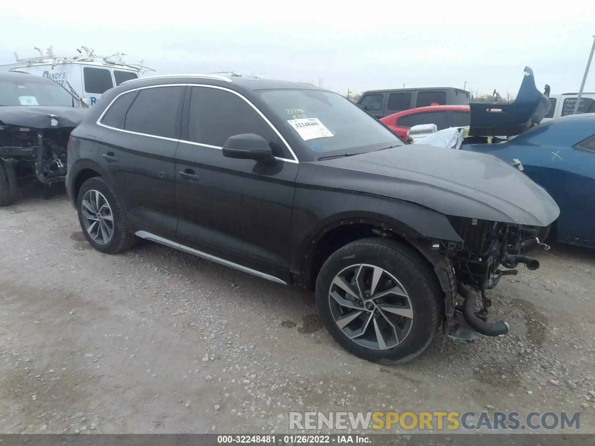 1 Фотография поврежденного автомобиля WA1BAAFY1M2103392 AUDI Q5 2021