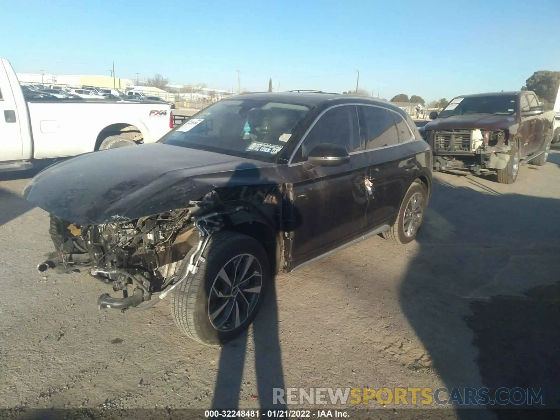 2 Photograph of a damaged car WA1BAAFY1M2103392 AUDI Q5 2021