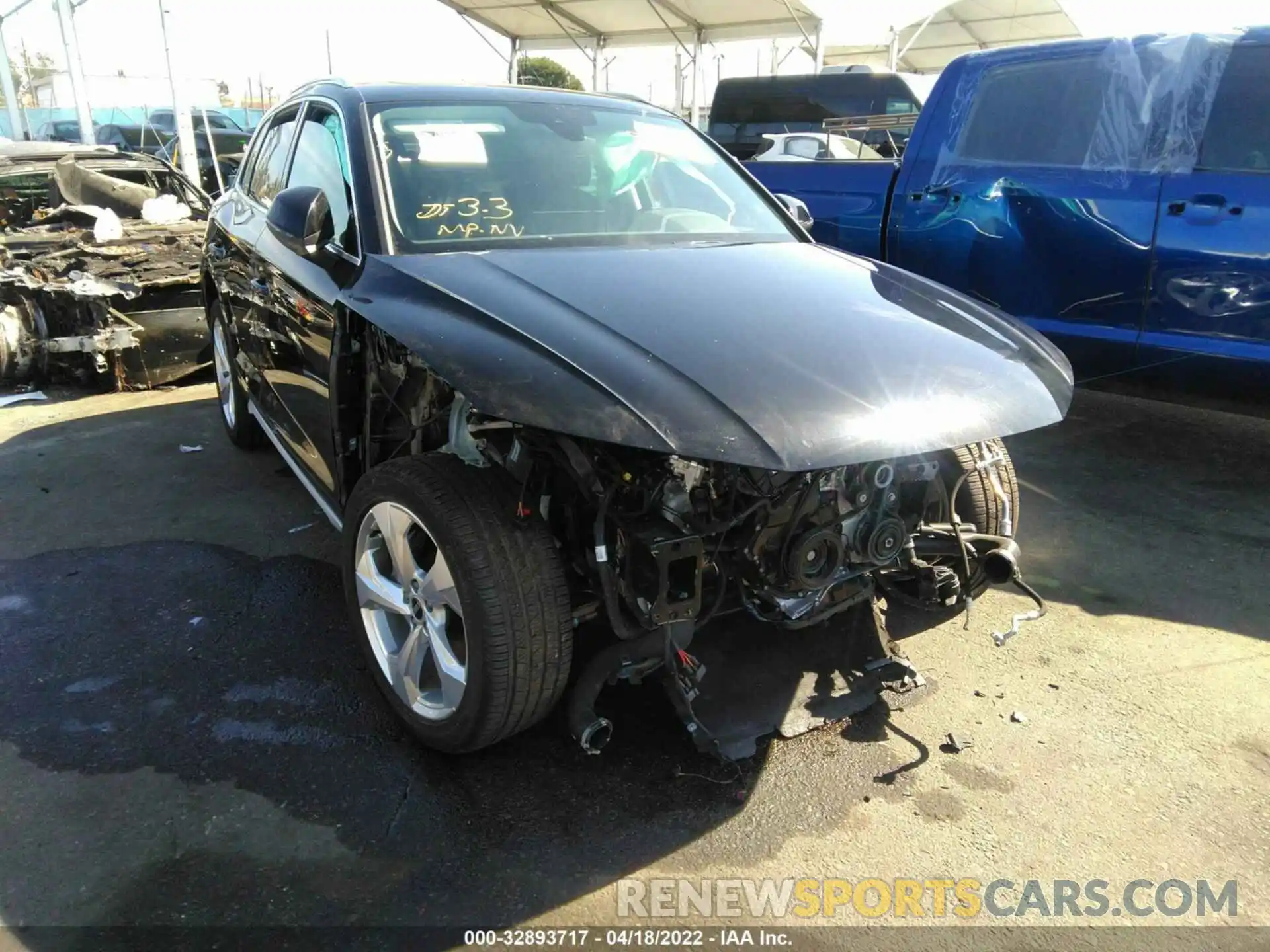 1 Photograph of a damaged car WA1BAAFY1M2103862 AUDI Q5 2021