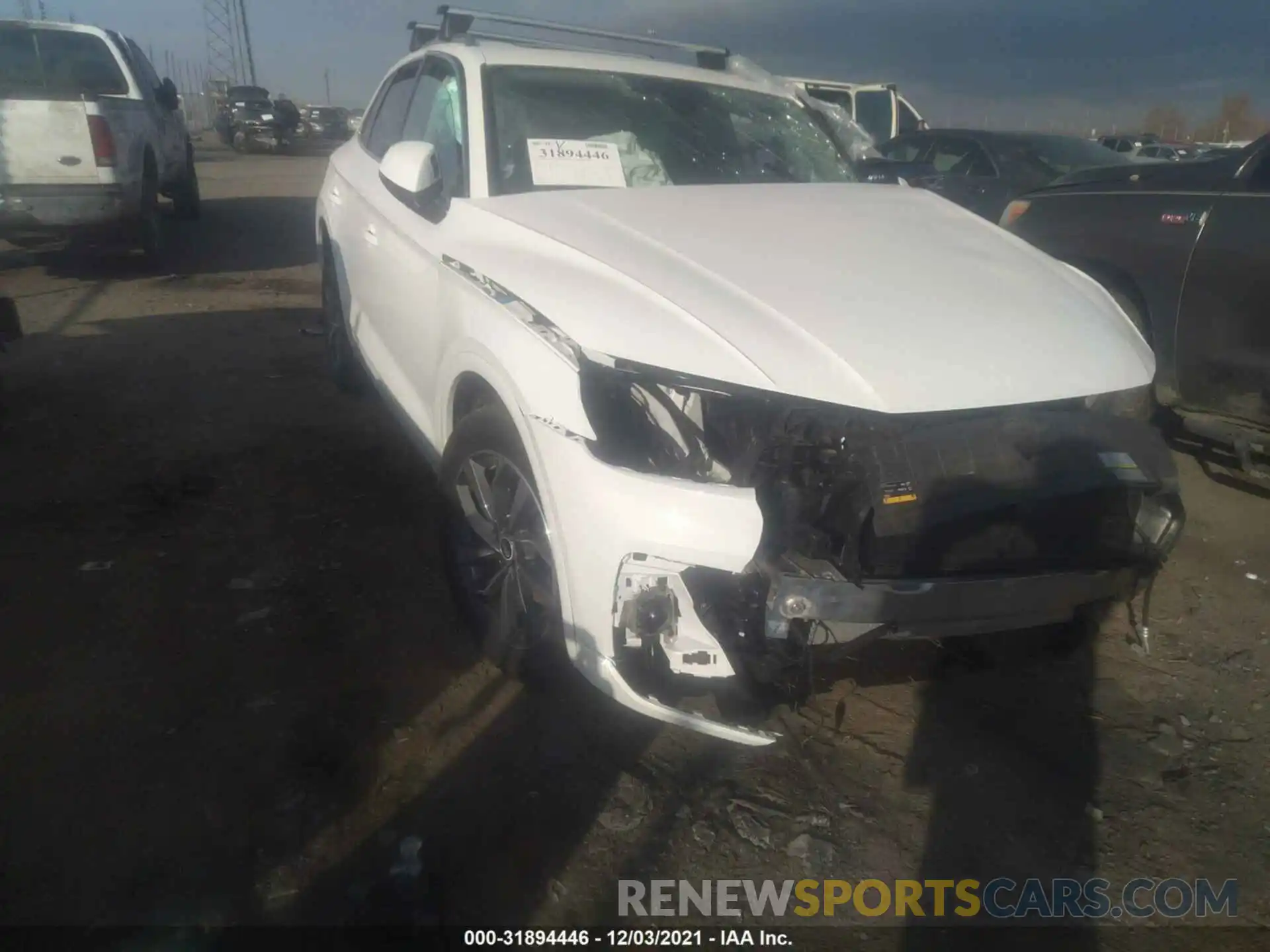 1 Photograph of a damaged car WA1BAAFY1M2105689 AUDI Q5 2021