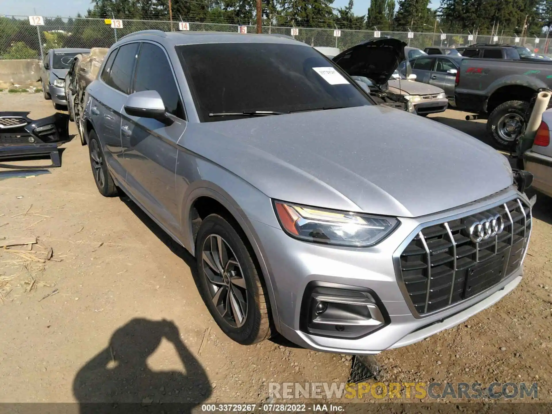 1 Photograph of a damaged car WA1BAAFY1M2119222 AUDI Q5 2021