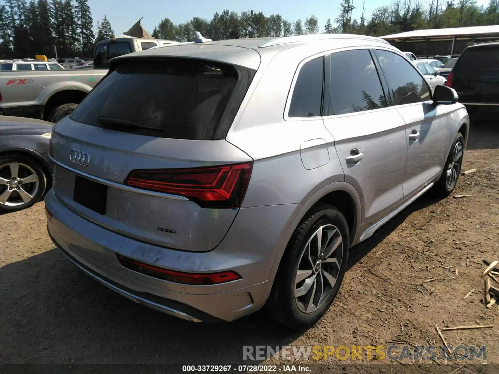 4 Фотография поврежденного автомобиля WA1BAAFY1M2119222 AUDI Q5 2021