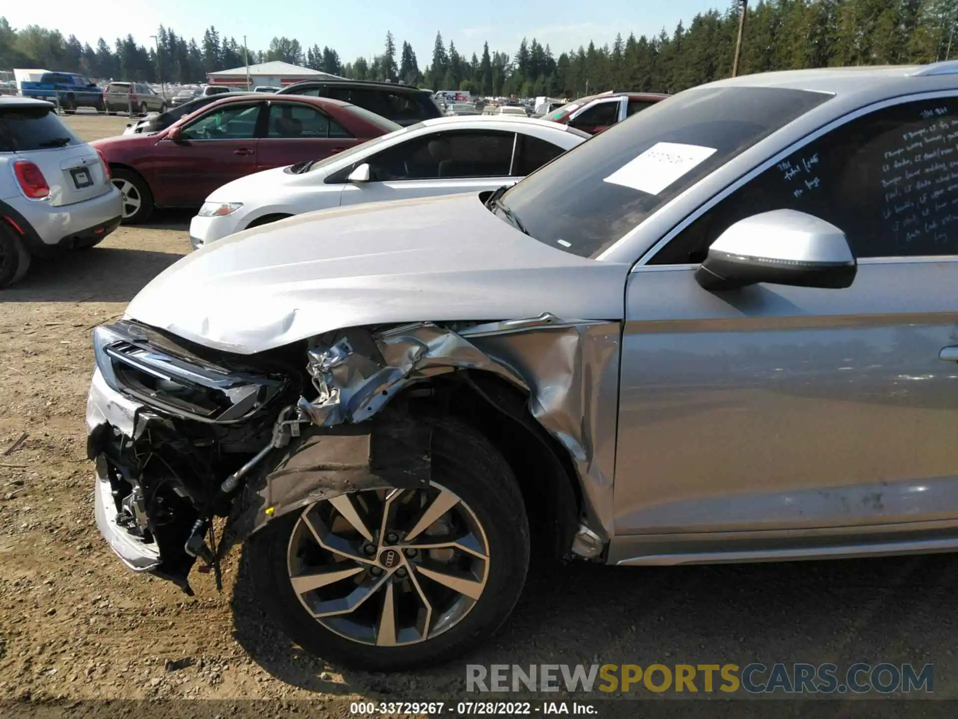 6 Фотография поврежденного автомобиля WA1BAAFY1M2119222 AUDI Q5 2021