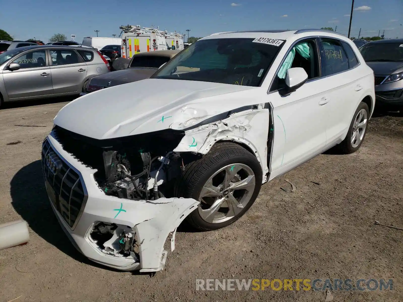 2 Photograph of a damaged car WA1BAAFY2M2003172 AUDI Q5 2021