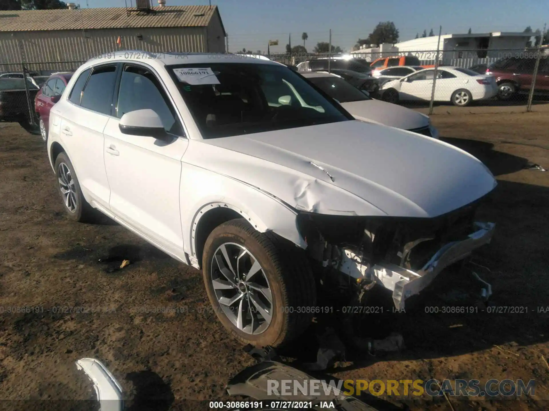 1 Photograph of a damaged car WA1BAAFY2M2004001 AUDI Q5 2021