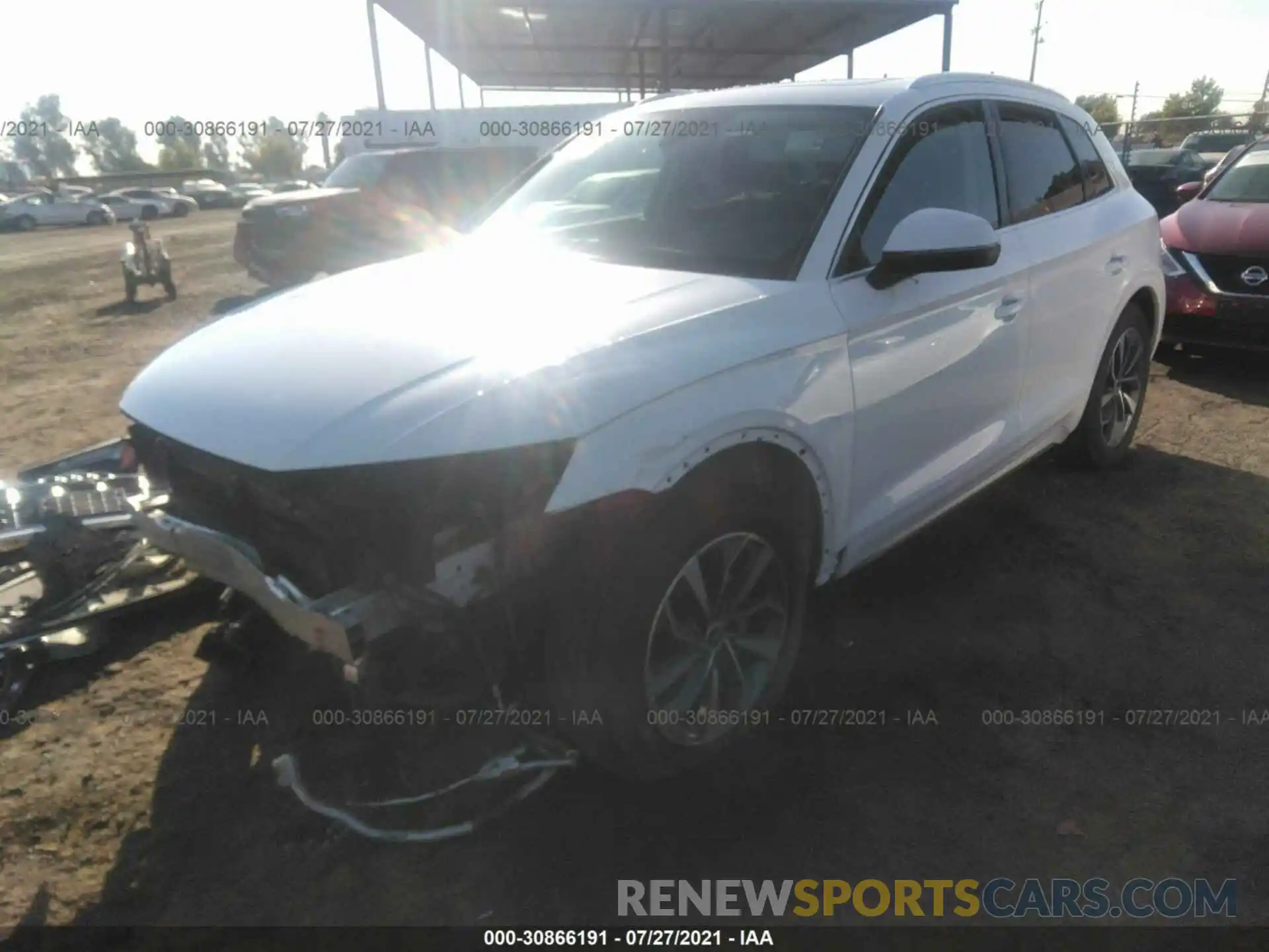 2 Photograph of a damaged car WA1BAAFY2M2004001 AUDI Q5 2021