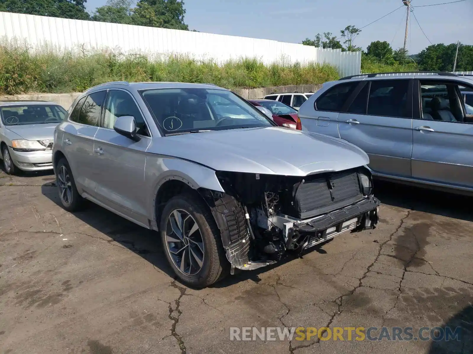 1 Photograph of a damaged car WA1BAAFY2M2007397 AUDI Q5 2021