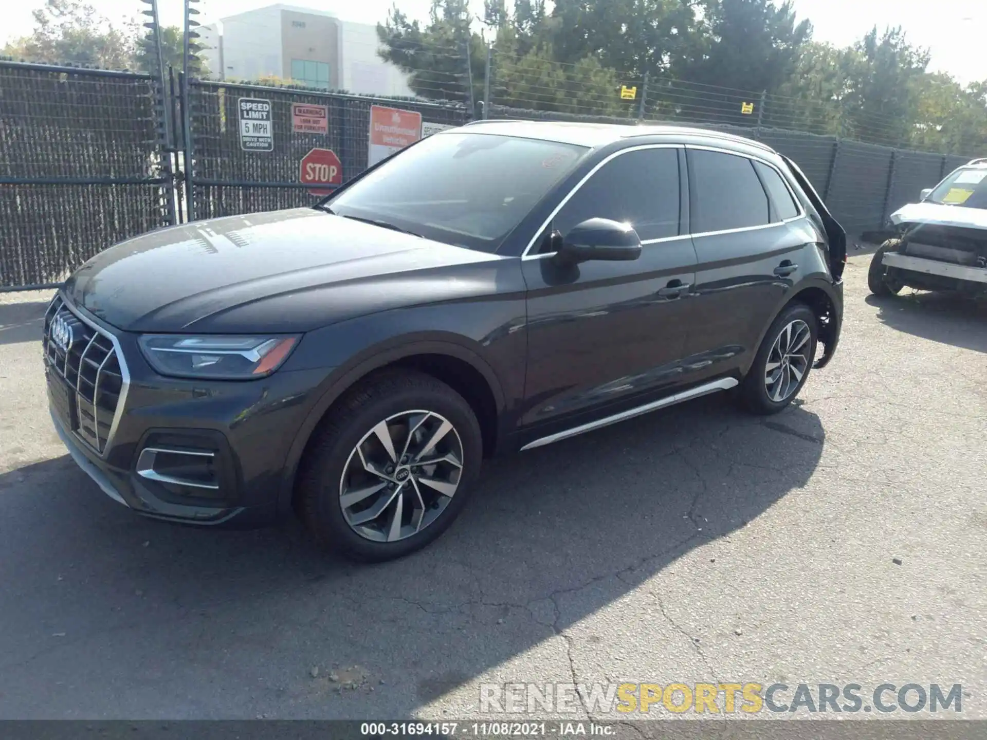 2 Photograph of a damaged car WA1BAAFY2M2026015 AUDI Q5 2021