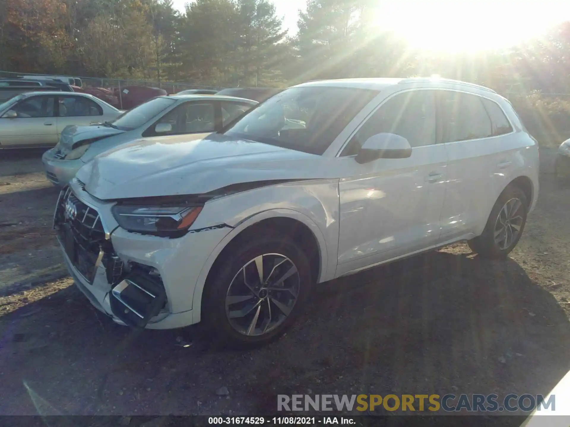 2 Photograph of a damaged car WA1BAAFY2M2046121 AUDI Q5 2021