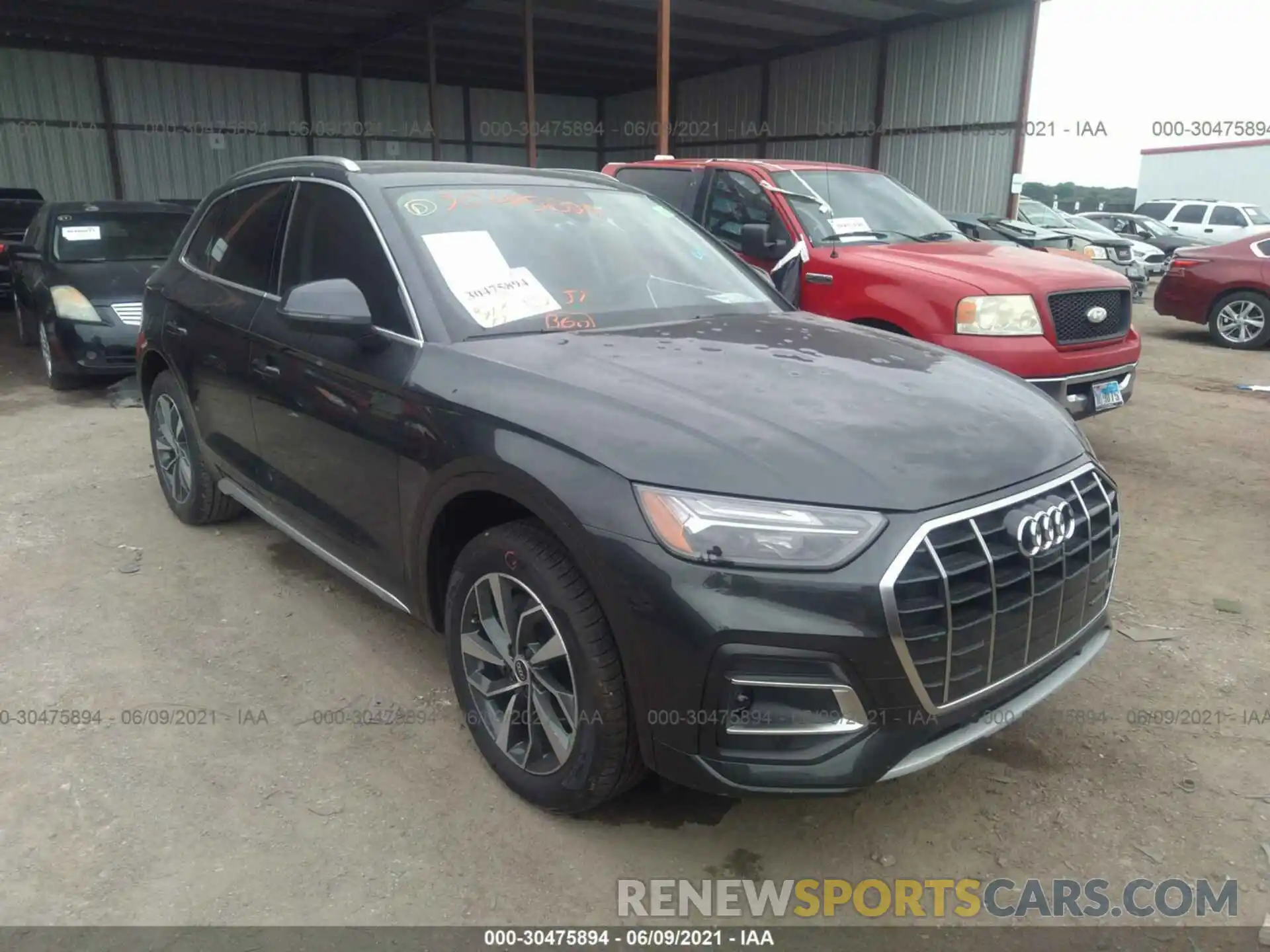 1 Фотография поврежденного автомобиля WA1BAAFY2M2066367 AUDI Q5 2021