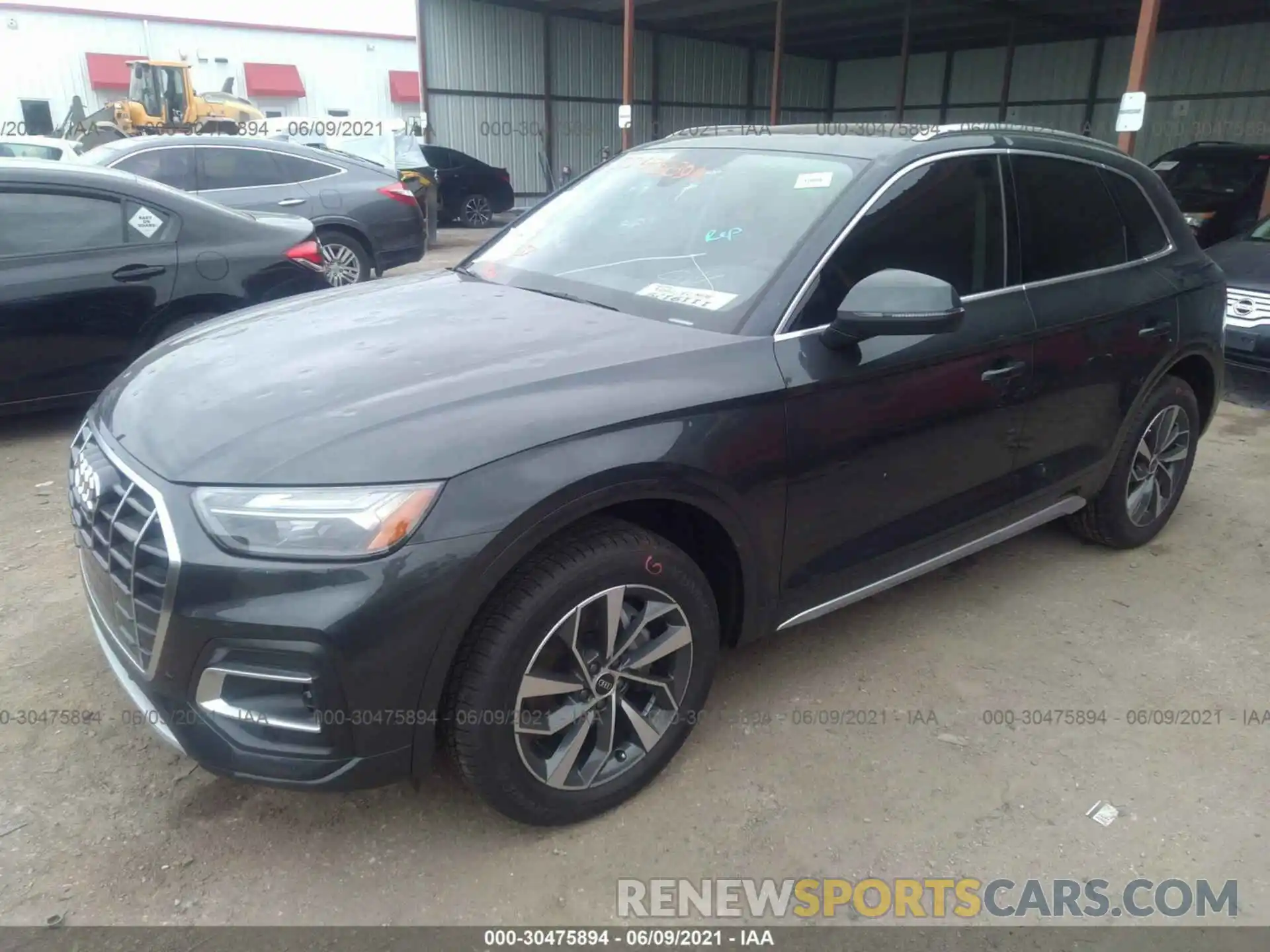 2 Фотография поврежденного автомобиля WA1BAAFY2M2066367 AUDI Q5 2021