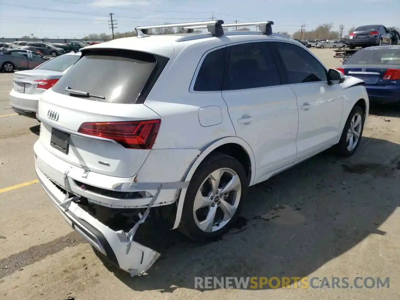 4 Фотография поврежденного автомобиля WA1BAAFY2M2088482 AUDI Q5 2021