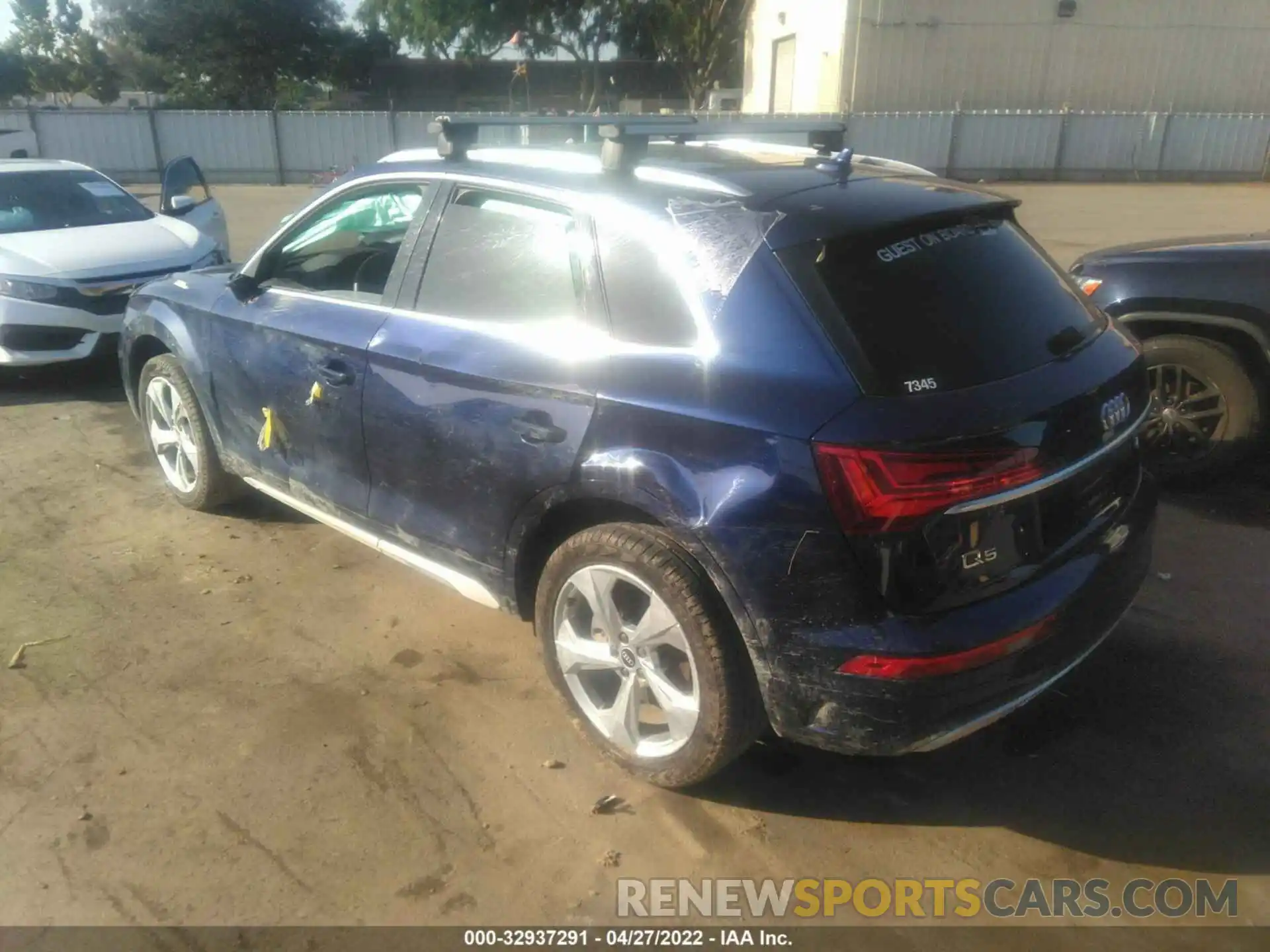 3 Фотография поврежденного автомобиля WA1BAAFY2M2091592 AUDI Q5 2021