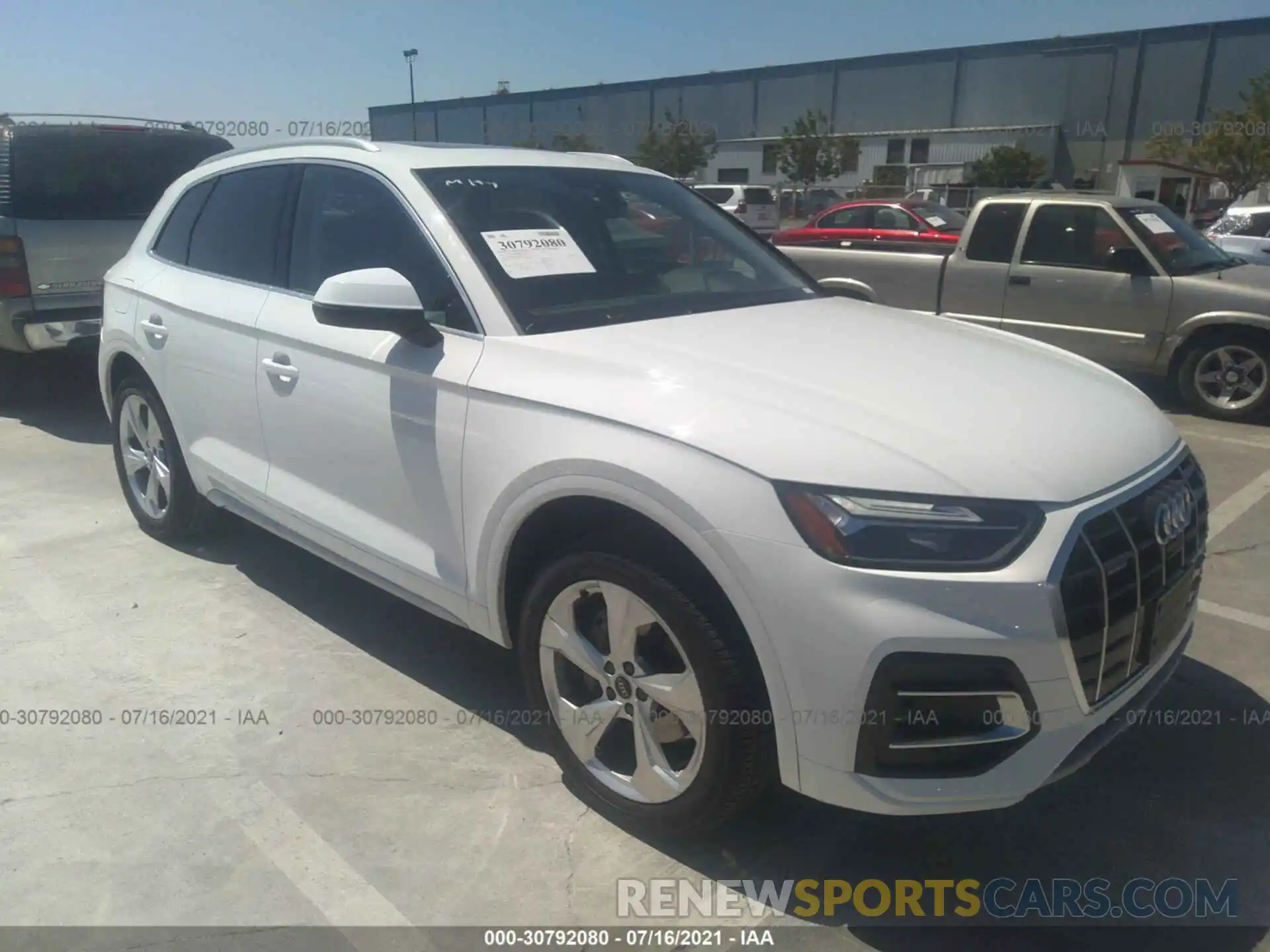 1 Фотография поврежденного автомобиля WA1BAAFY2M2106379 AUDI Q5 2021