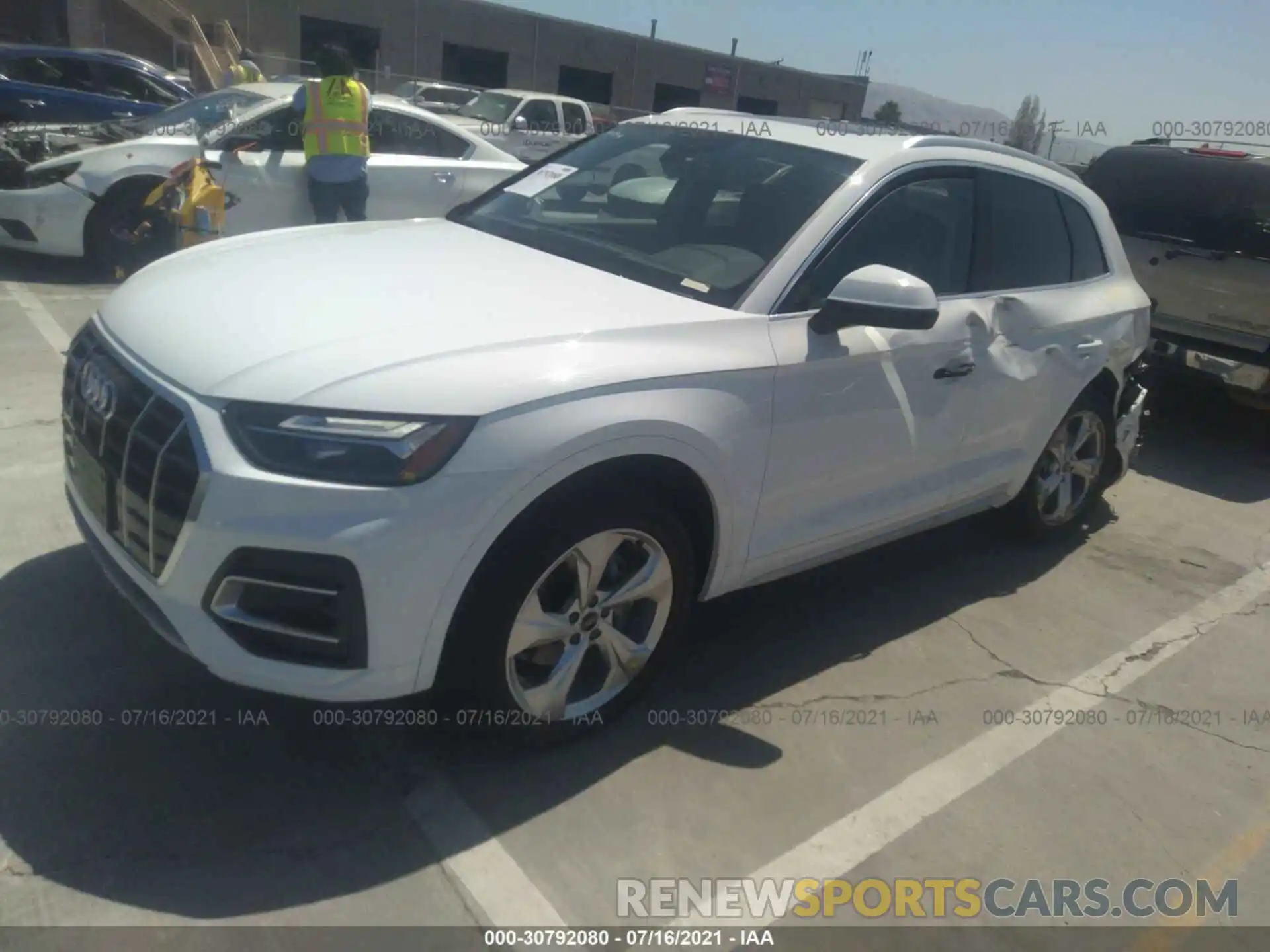 2 Photograph of a damaged car WA1BAAFY2M2106379 AUDI Q5 2021