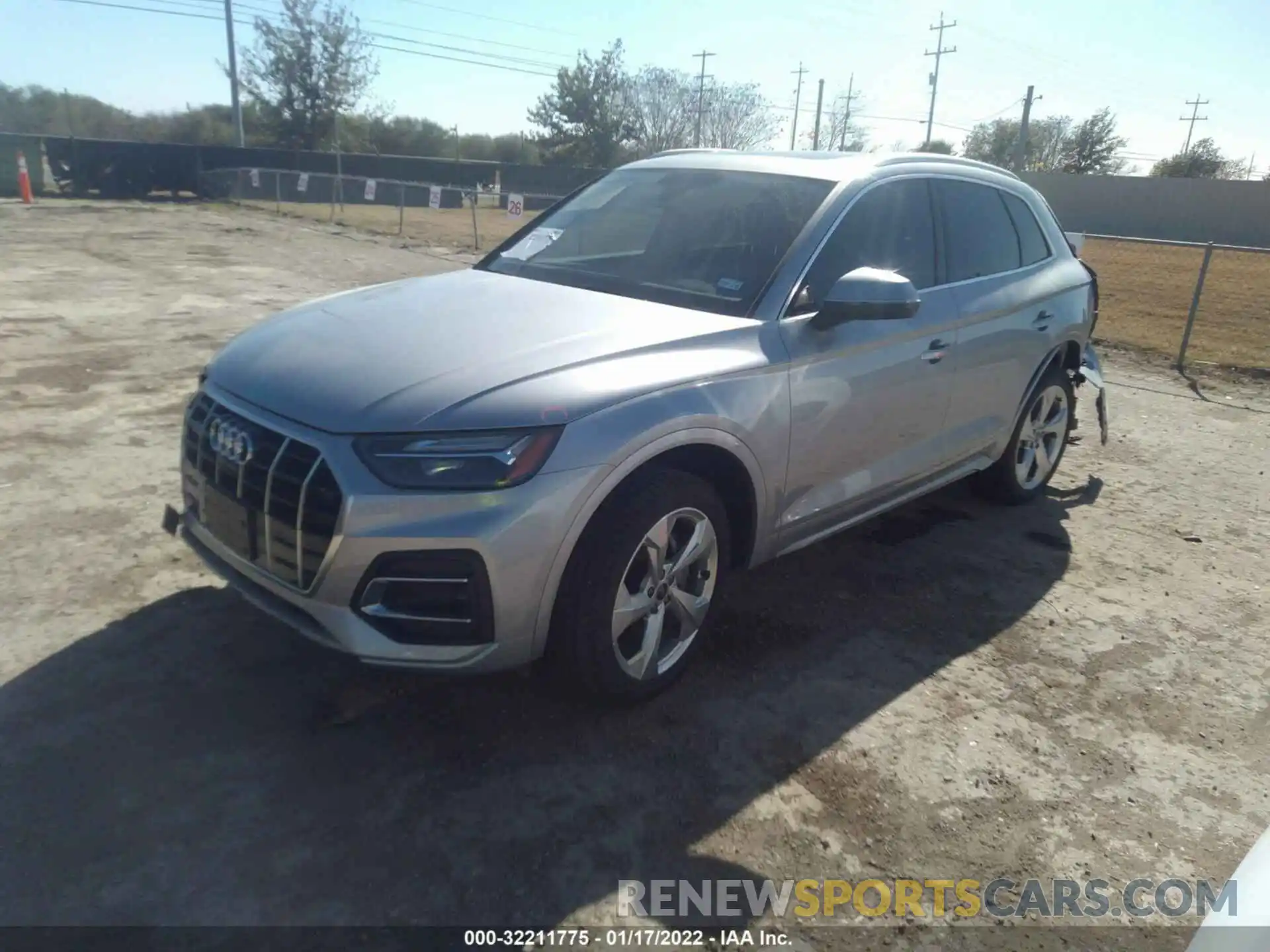 2 Фотография поврежденного автомобиля WA1BAAFY2M2114580 AUDI Q5 2021