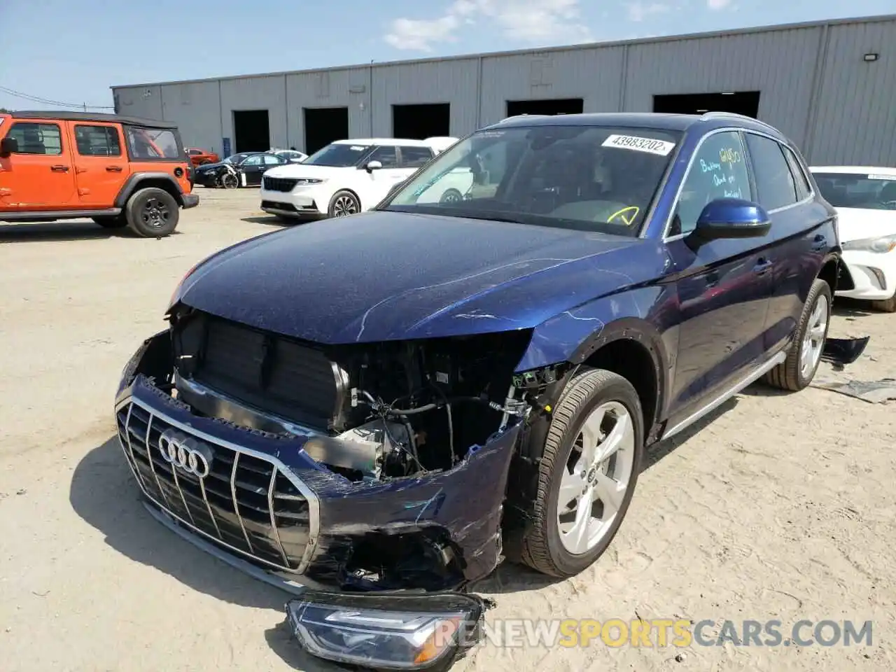 2 Photograph of a damaged car WA1BAAFY2M2128107 AUDI Q5 2021