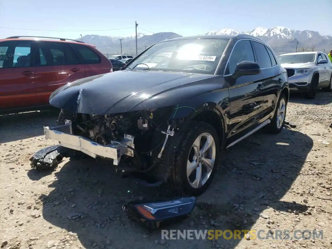 2 Photograph of a damaged car WA1BAAFY3M2010793 AUDI Q5 2021