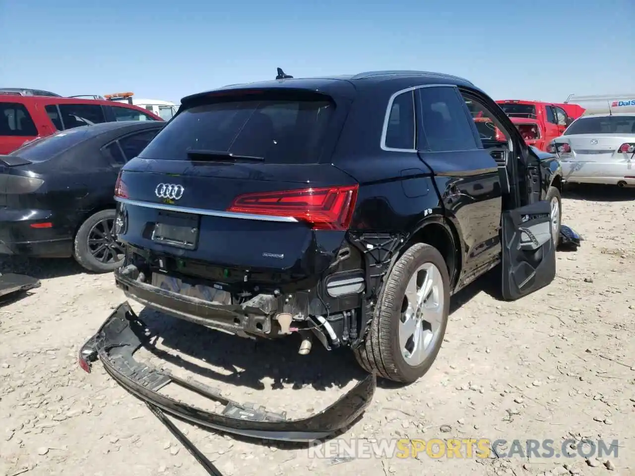 4 Фотография поврежденного автомобиля WA1BAAFY3M2010793 AUDI Q5 2021