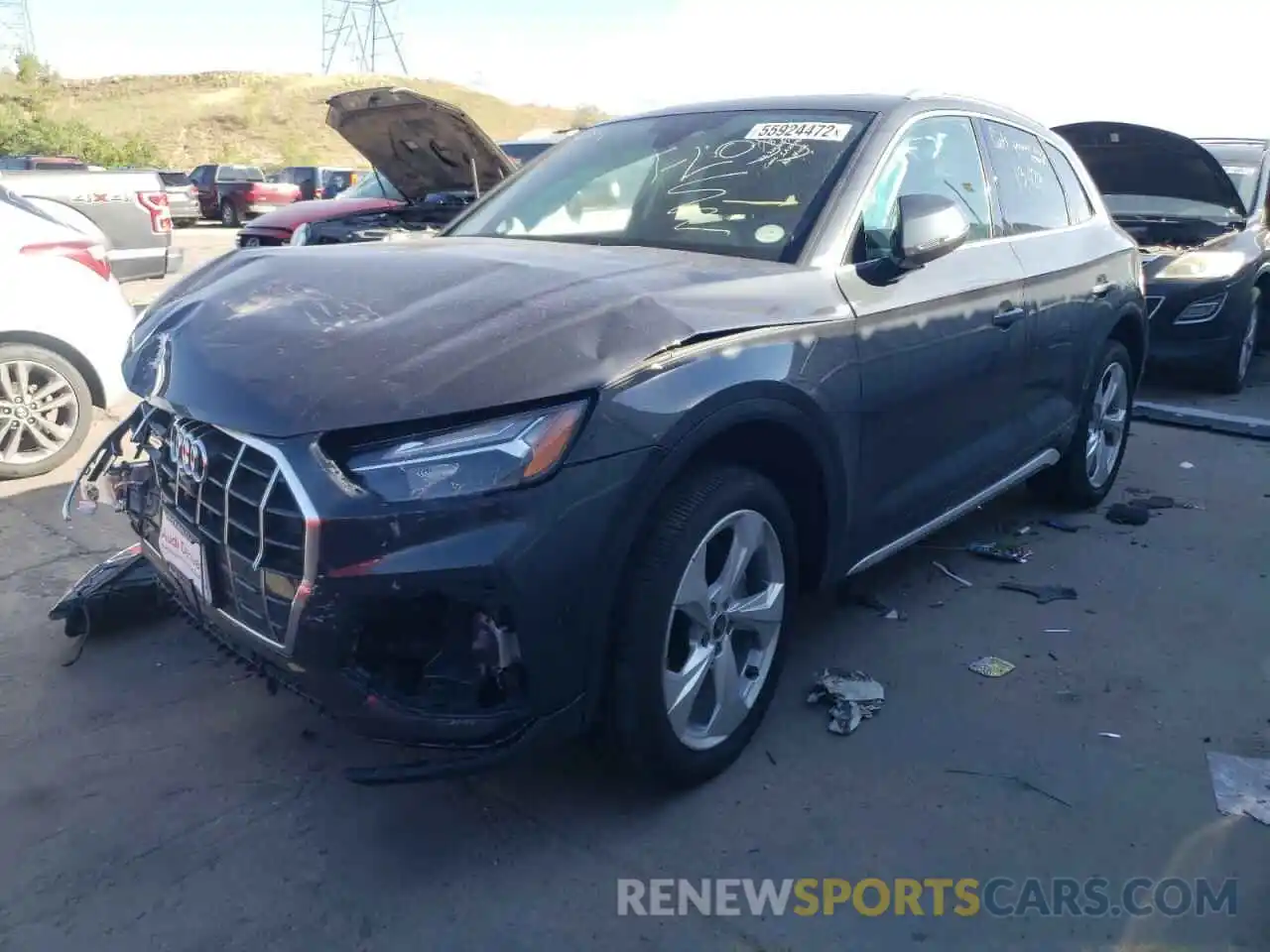 2 Photograph of a damaged car WA1BAAFY3M2016254 AUDI Q5 2021