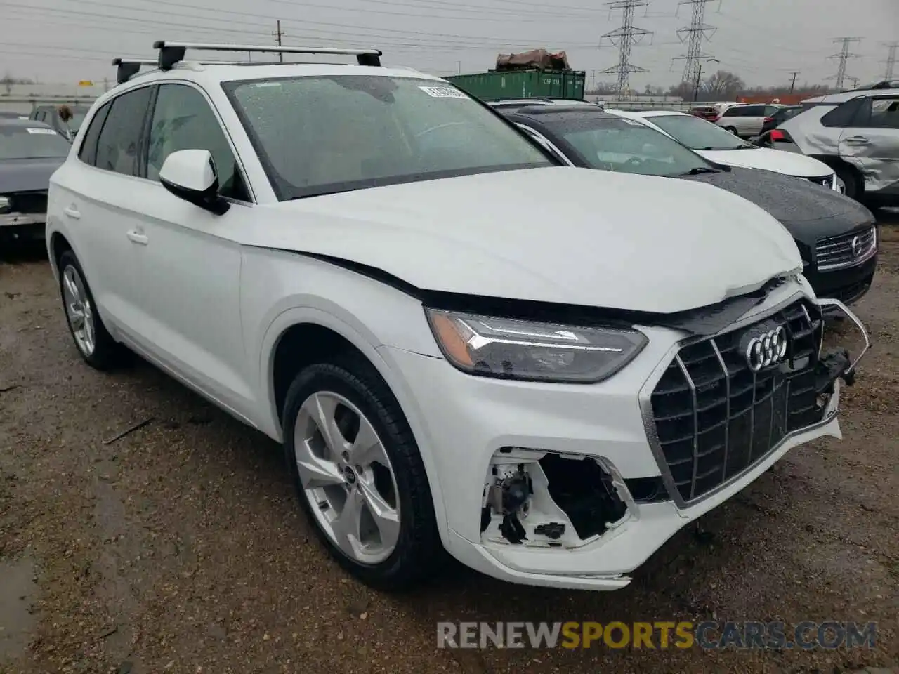 4 Фотография поврежденного автомобиля WA1BAAFY3M2022796 AUDI Q5 2021