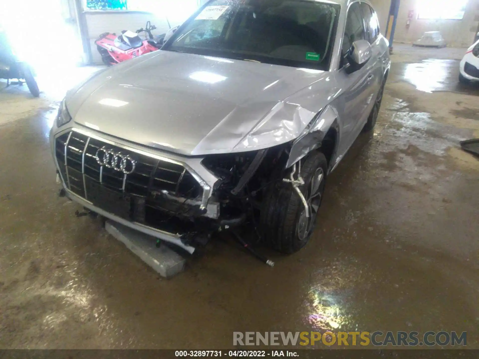 6 Фотография поврежденного автомобиля WA1BAAFY3M2025097 AUDI Q5 2021