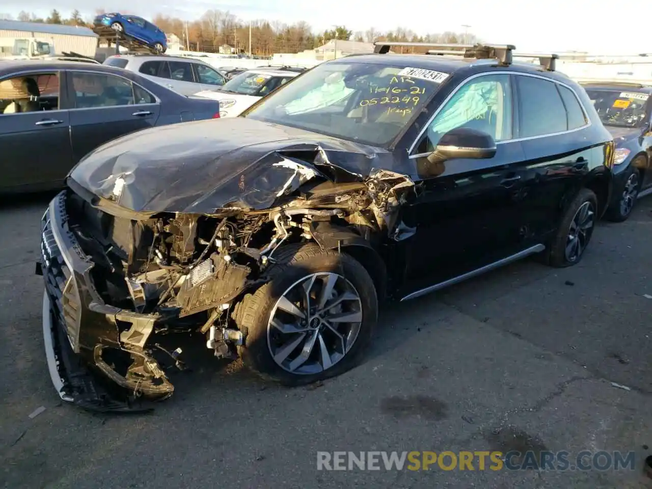 2 Photograph of a damaged car WA1BAAFY3M2052249 AUDI Q5 2021