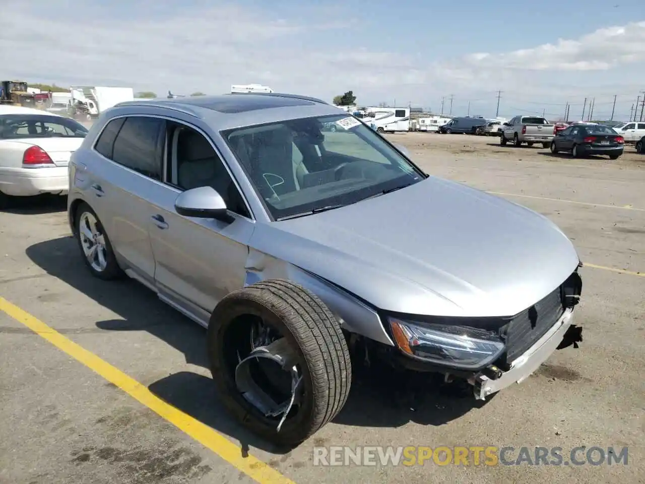 1 Photograph of a damaged car WA1BAAFY3M2053661 AUDI Q5 2021