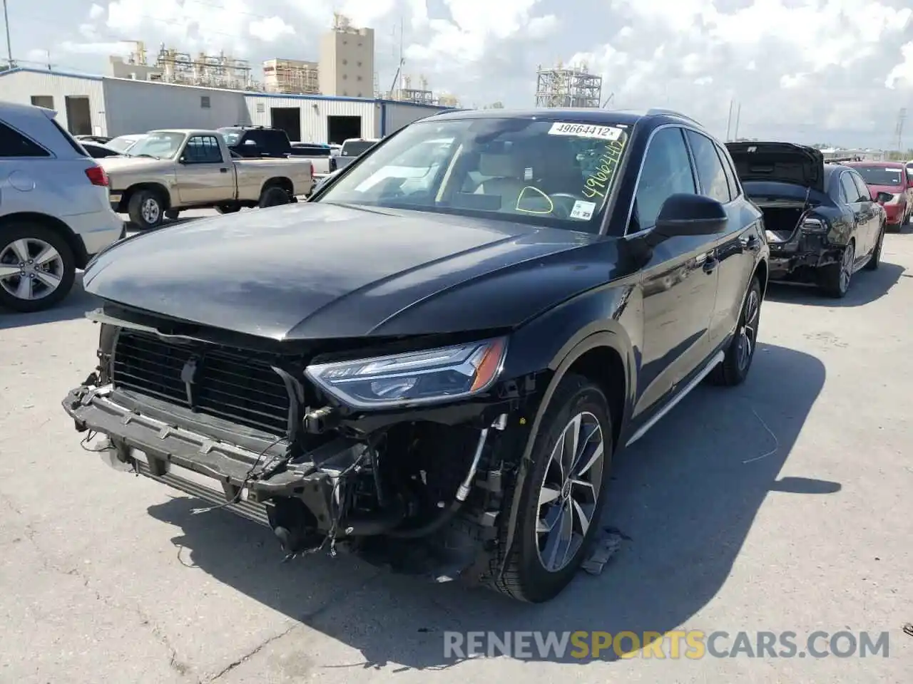 2 Photograph of a damaged car WA1BAAFY3M2073473 AUDI Q5 2021