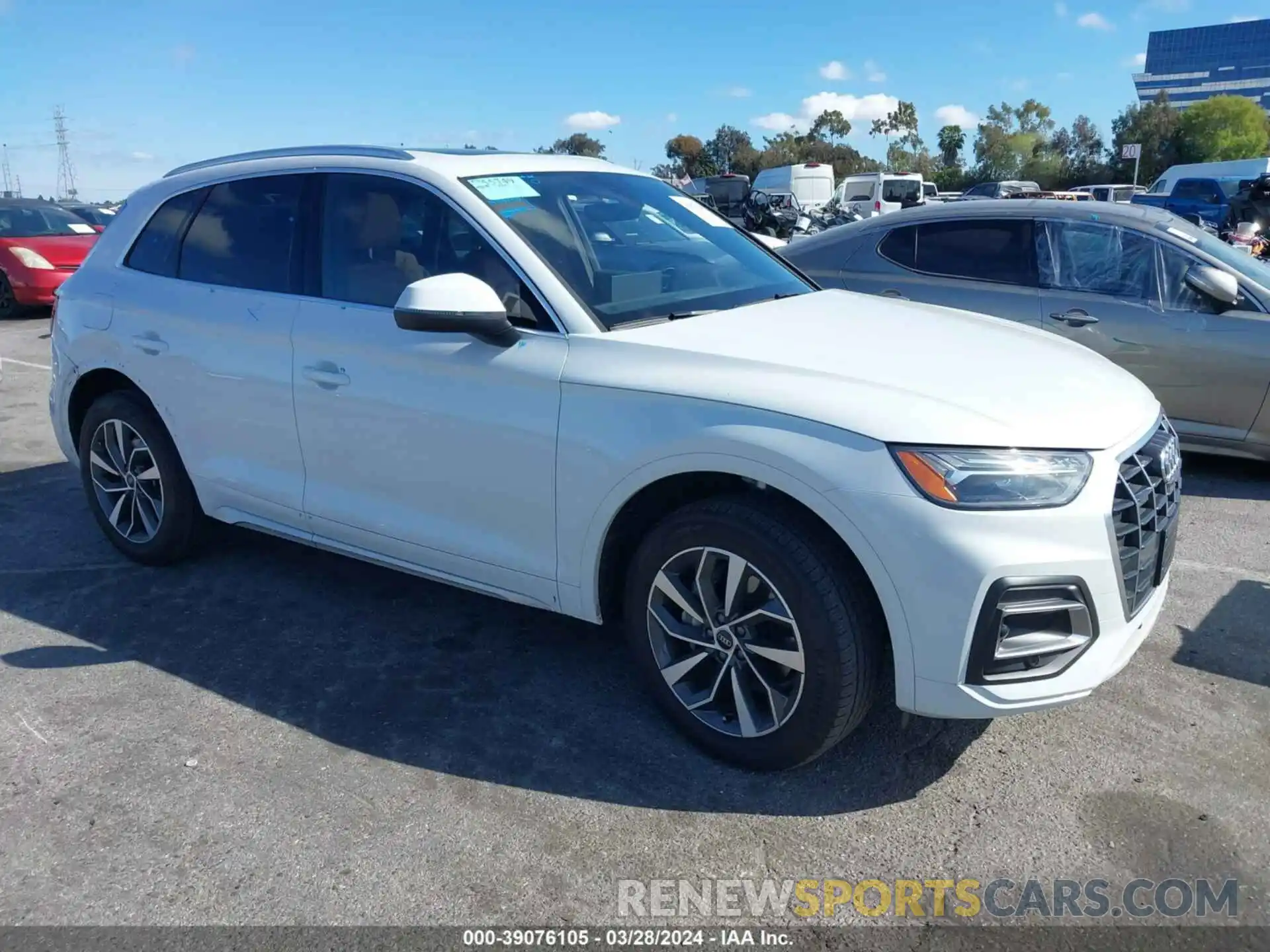 1 Photograph of a damaged car WA1BAAFY3M2084814 AUDI Q5 2021