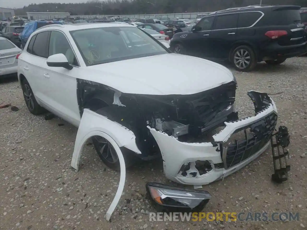 1 Photograph of a damaged car WA1BAAFY3M2087177 AUDI Q5 2021